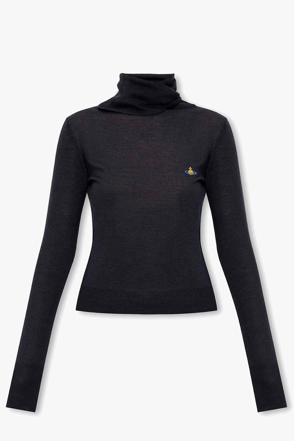 Vivienne Westwood Turtleneck sweater with logo | Women's Clothing